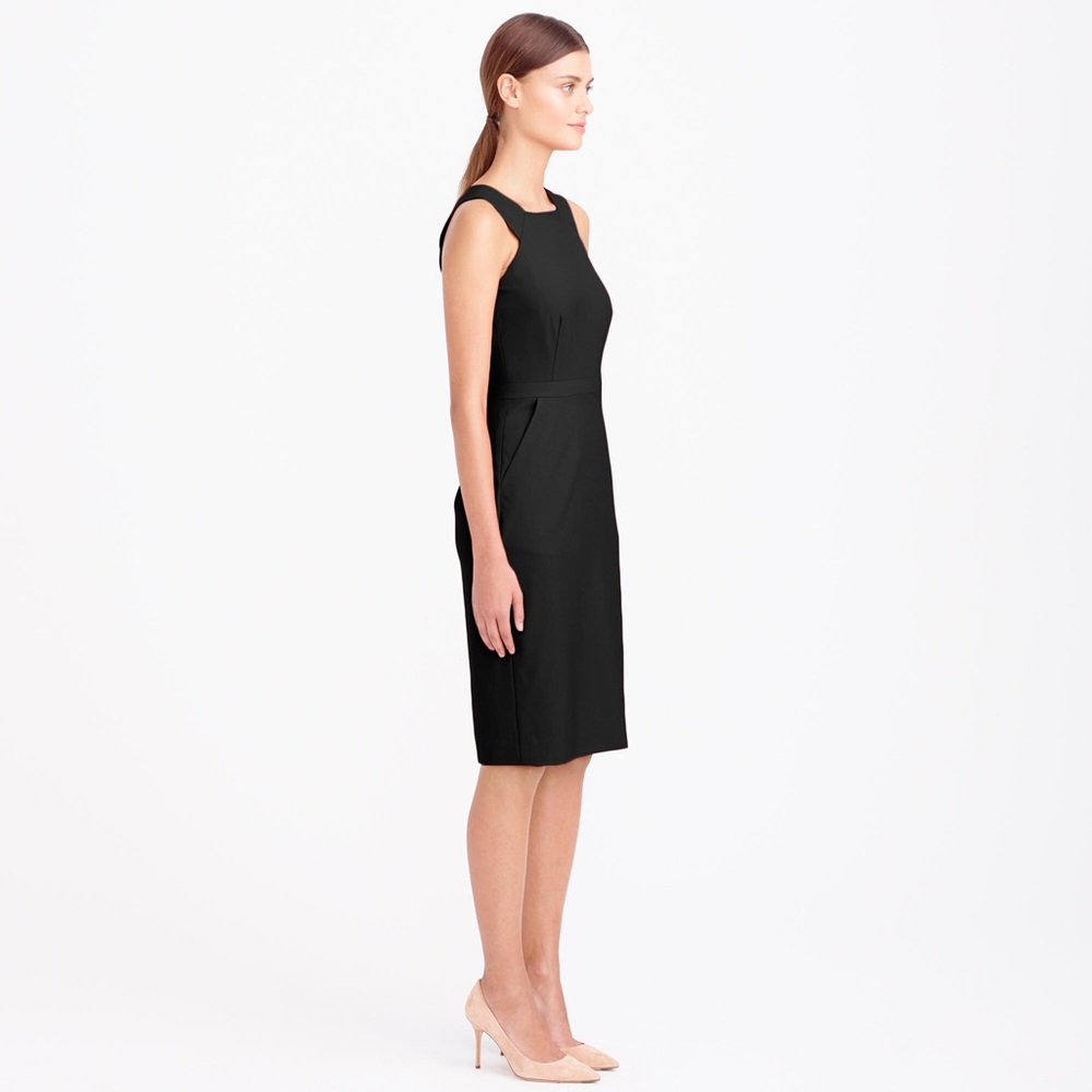 J Crew Dress in Italian Stretch Wool. Size 6